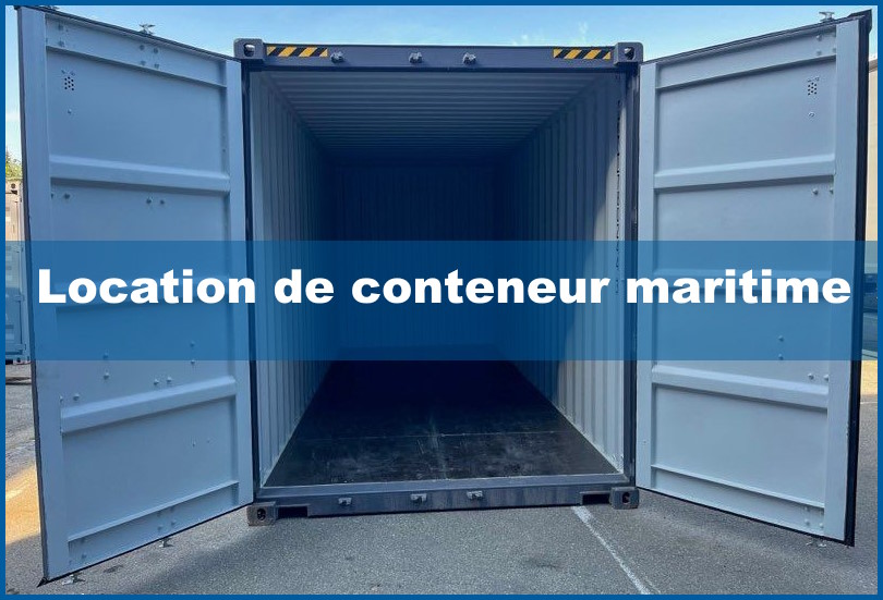 location conteneur maritime